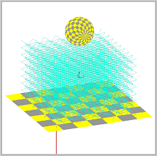 FE simulation of impact in a cellular solid.